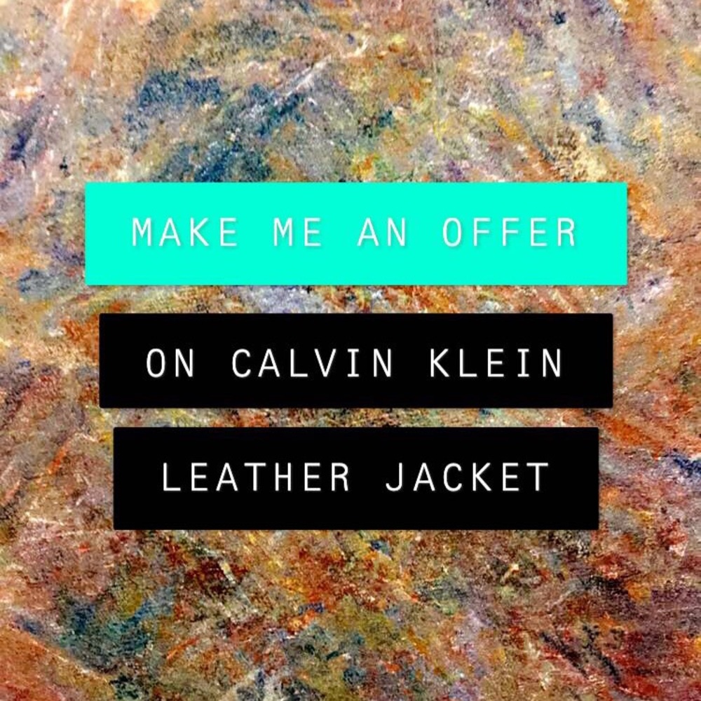 Calvin Klein Leather Jacket